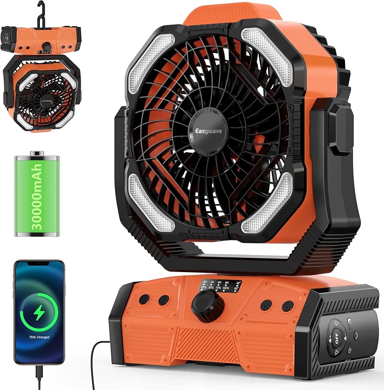 Easywave Camping Fan LED Lantern